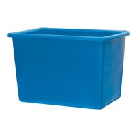 Winholt TUB-6A-BL 33" x 24" x 21" Blue Polyethylene 6 Bushel Tub for 30-6-A Bulk Movers