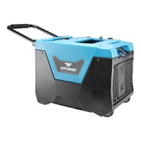 XPOWER XD-125Li 125 Pint Commercial Bluetooth LGR Dehumidifier with Automatic Purge Pump and Drainage Hose - 240 CFM, 115V