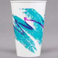 Solo RP16P-00055 Jazz 16-18 oz. Poly Paper Cold Cup - 1000/Case