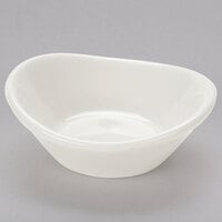 Tuxton BEX-0175 1.75 oz. Eggshell China Jelly Dish - 48/Case