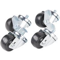 Traulsen CK24 3 1/2" Swivel Casters for 27", 32" and 48" U-Series Refrigerators and Freezers - 4/Set