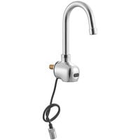 Waterloo Wall-Mount Hands-Free Sensor Faucet with 4 7/16" Gooseneck Spout and 0.5 GPM