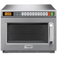 Panasonic NE-21523 Stainless Steel Commercial Microwave Oven - 208/230-240V, 2100W