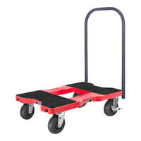 Snap-Loc E-Track Extreme-Duty 1,600 lb. Red Push Cart Dolly SL1600P6R