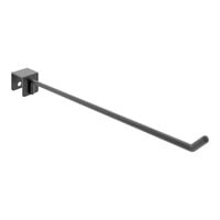 Econoco Floor 10" Black Matte Metal Saddle-Mount Display Hook for Select Merchandisers APHK10MAB