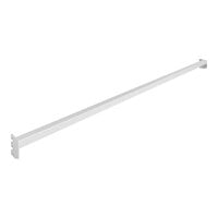 Econoco Aspect 46 7/8" Gloss White Steel Display Bar for Select 48" Double-Sided Merchandisers and Outriggers APHR48W