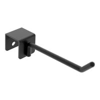 Econoco Floor 4" Black Matte Metal Saddle-Mount Display Hook for Select Merchandisers APHK4MAB