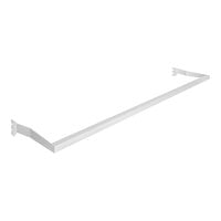 Econoco Aspect 45 1/4" x 11 1/2" Gloss White Hangrail for Select 48" Merchandisers and Outriggers APHR4811W