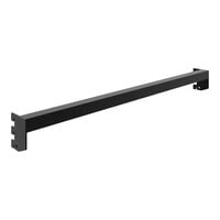 Econoco Aspect 22 7/8" Matte Black Steel Display Bar for Select 24" Double-Sided Merchandisers and Outriggers APHR24MAB