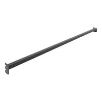 Econoco Aspect 46 7/8" Matte Black Steel Display Bar for Select 48" Double-Sided Merchandisers and Outriggers APHR48MAB
