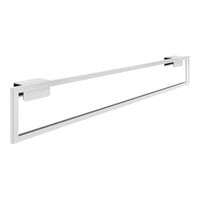 Econoco Aspect 22 3/4" x 3 1/4" Gloss White Metal Display Sign Holder with Saddle Brackets for Select Merchandisers APSH24W