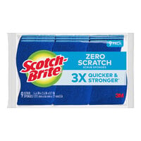 3M Scotch-Brite™ 7100282772 Zero Scratch Scrub Sponge - 9/Pack