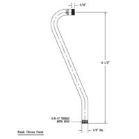 T&S 000289-40 12 inch Faucet Nozzle for BL-5561-6 Laboratory Faucet