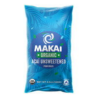 Makai Organic Unsweetened Acai Smoothie Pack 3.5 oz. - 60/Case