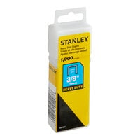 Stanley 3/8" Heavy-Duty Staples with Reusable Plastic Case TRA706T - 1000/Pack
