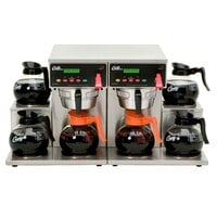 Curtis ALP6GT63A000 12 Cup Twin Coffee Brewer with 6 Lower Warmers - 120/220V