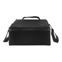 Sterno 16" x 16" x 8" Large Black Vinyl Insulated Premium Breakfast Delivery Bag 98222-300000