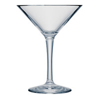 Strahl Design + Contemporary from Steelite International 8 oz. Plastic Martini Glass - 12/Pack