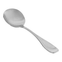 Front of the House Cameron 6 3/4" 18/10 Stainless Steel Extra Heavy Weight Soup Spoon - 12/Case