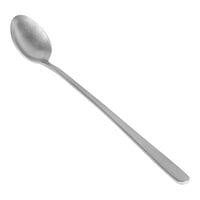 Front of the House Classic 8 3/4" 18/10 Stainless Steel Extra Heavy Weight Brushed Iced Tea Spoon - 12/Case