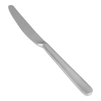 Front of the House Oliver 9 1/4" 18/10 Stainless Steel Extra Heavy Weight Brushed Dinner Knife - 12/Case