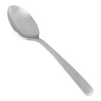 Front of the House Oliver 7" 18/10 Stainless Steel Extra Heavy Weight Brushed Teaspoon - 12/Case