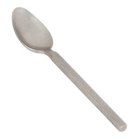 Front of the House Brandon 6 1/2" 18/10 Stainless Steel Extra Heavy Weight Antique Teaspoon - 12/Case
