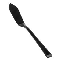 Front of the House Parker 7" 18/10 Stainless Steel Extra Heavy Weight Matte Black Butter Knife - 12/Case