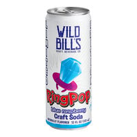 Wild Bill's Craft Beverage Co. Ring Pop Blue Raspberry Soda 12 fl. oz. - 12/Case