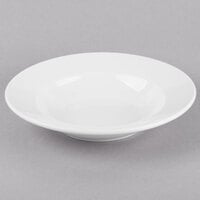 Libbey Porcelana 11 oz. Bright White Porcelain RD Soup Bowl - Sample