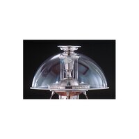 Apex 3107-AL 17 inch Beverage Fountain Sneeze Guard Dome for Aluminum Fountains
