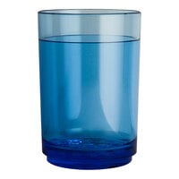 Aspen Diamond from Steelite International 16 oz. Blue Polycrystal Pint Glass - 24/Case
