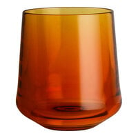 Aspen Summit from Steelite International 12 oz. Amber Polycrystal Stemless Wine Glass - 24/Case