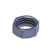 T&S 000721-25 Chrome Plated Faucet Nut and Flange Coupling
