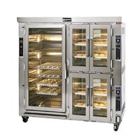Doyon JAOP12SL Two Section Jet Air Electric Oven Proofer Combo with Side Pan Loading - 240V, 24.5 kW