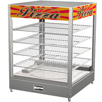 Doyon DRP4 22 3/8 inch Countertop Hot Food Merchandiser / Warmer with 4 Shelves - 120V