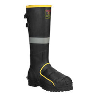 Tingley Sigma 16" Unisex Black Waterproof Non-Slip Puncture-Resistant Steel Toe Metatarsal Boot MB816B.09 - Size 9