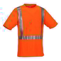 Tingley Job Sight Type R Class 2 Hi-Vis Orange Short Sleeve Safety Shirt S75029.4X - 4X