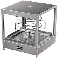 Doyon DRPR3 20 1/8 inch Countertop Pizza Merchandiser / Warmer with Three Tiered 18 inch Rotating Circle Rack - 120V