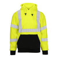 Tingley Job Sight Type R Class 3 Hi-Vis Lime Pullover Sweatshirt S78322.5X - 5X