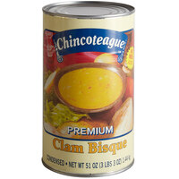 Chincoteague 51 oz. Condensed Clam Bisque - 6/Case