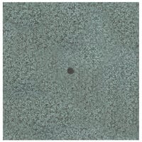 Grosfillex UT235025 32" x 32" Granite Green Square Molded Melamine Outdoor Table Top with Umbrella Hole