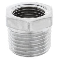 T&S 001359-40 Hex Bushing with 1/2 inch NPT Male and 3/8 inch NPT Female Connections
