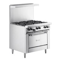 Garland G36-6C Natural Gas 6 Burner 36 inch Range with Convection Oven - 236,000 BTU