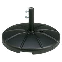 Grosfillex US602117 Black Resin Umbrella Base for Table Use