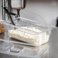 Vollrath 8034410 Super Pan® 1/3 Size Clear Polycarbonate Food Pan - 4 inch Deep