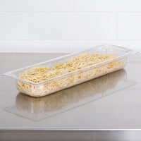 Vollrath 8052410 Super Pan® 1/2 Size Long Clear Polycarbonate Food Pan - 2 1/2 inch Deep