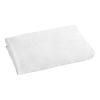 Berkshire Hospitality SuiteDream 39" x 80" x 15" Twin XL Size True White 100% Polyester Microfiber Fitted Sheet - 24/Case