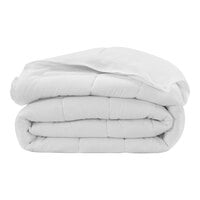 Berkshire Hospitality EcoLuxe 90" x 94" Full / Queen XL Size True White 100% Polyester Duvet Insert - 2/Case