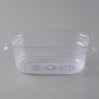 Vollrath 8092410 Super Pan® 1/9 Size Clear Polycarbonate Food Pan - 2 1/2 inch Deep